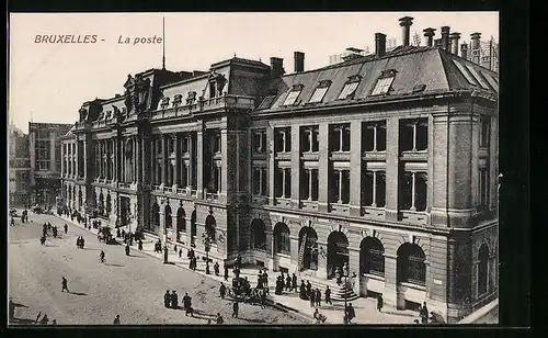 AK Brüssel / Bruxelles, La poste