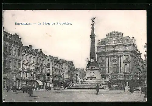 AK Brüssel / Bruxelles, La Place de Brouckère