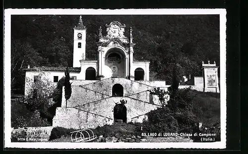 AK Campione /Lago di Lugano, Chiesa