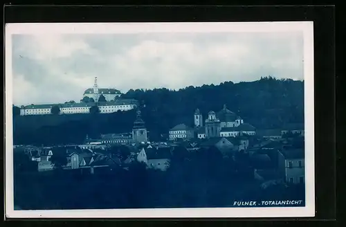 AK Fulnek, Totalansicht aus der Vogelschau