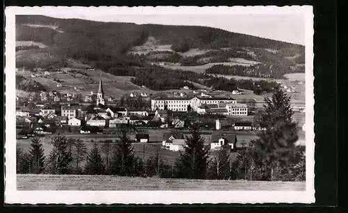 AK Frydlant n. Ostr., Totalansicht von einem Berg aus