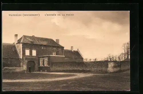 AK Waterloo (Hougomont), L`Entrèe de la Ferme