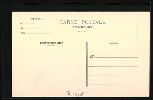 AK Waterloo (Hougomont), L`Entrèe de la Ferme