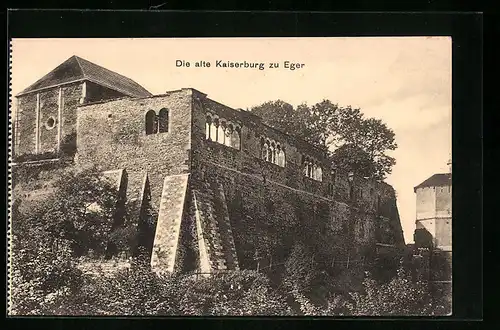 AK Eger, Die alte Kaiserburg