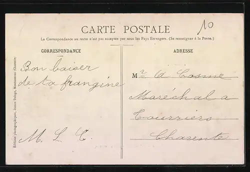 AK Blanzac, Vue panoramique