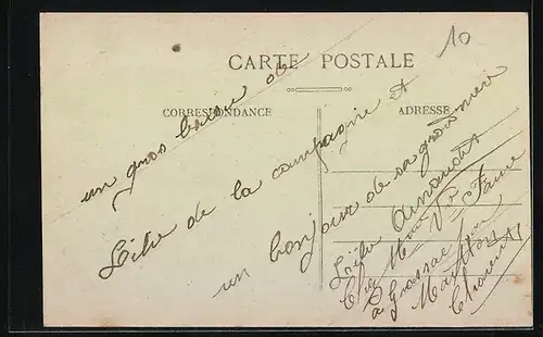 AK Grassac, Vue gènèrale du Bourg