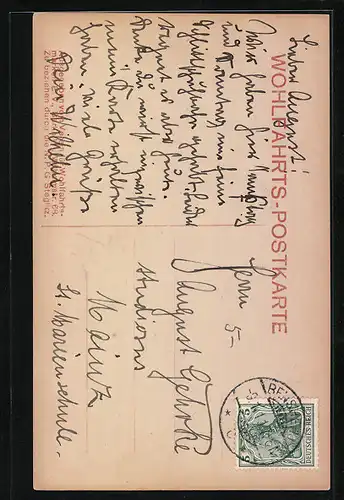 AK Kaiser Wilhelm II. und sein ältester Enkel