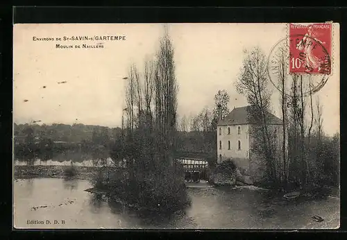 AK St-Savin`s /Gartempe, Moulin de Naillers