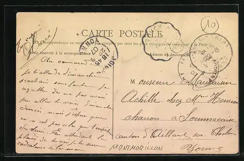 AK Montmorillon, Pont-Neuf et Séminaire