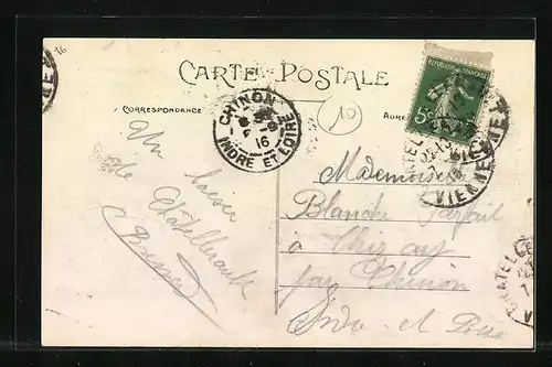 AK Chatellerault, Quai Napoléon et Pont Henri IV