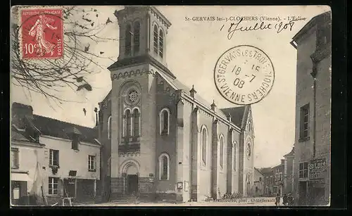 AK St-Gervais-les-3-Clochers, L`Eglise