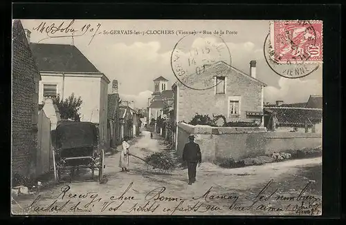 AK St-Gervais-les-3-Clochers, Rue de la Poste