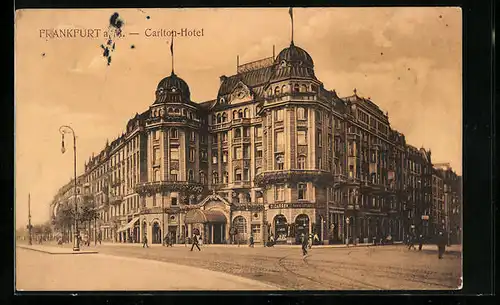 AK Frankfurt a. M., Carlton-Hotel