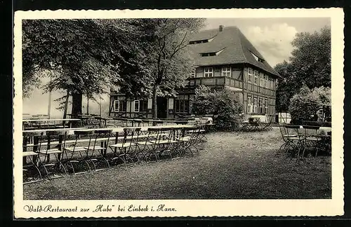 AK Einbeck /Hann, Wald-Restaurant Zur Hube
