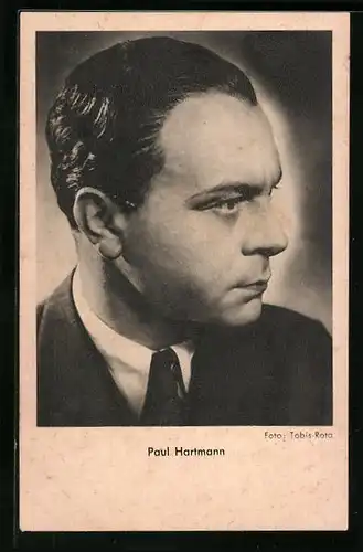 AK Schauspieler Paul Hartmann im Profil