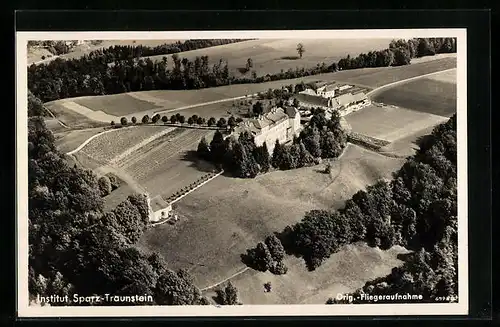 AK Sparz-Traunstein, Fliegeraufnahme des Instituts