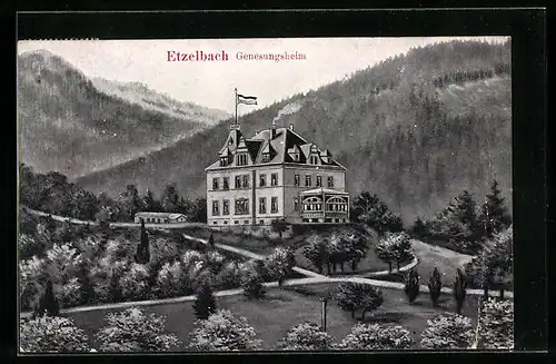 AK Etzelbach, Blick zum Genesungsheim