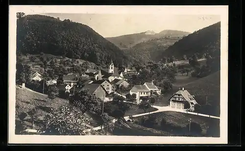 AK Eptingen, Ortsansicht aus der Vogelschau