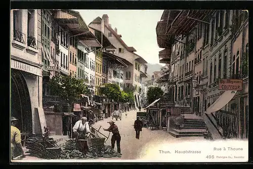 AK Thun, Blick in die Hauptstrasse