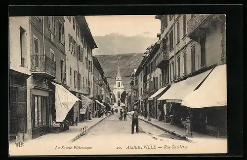 AK Albertville, Rue Gambetta