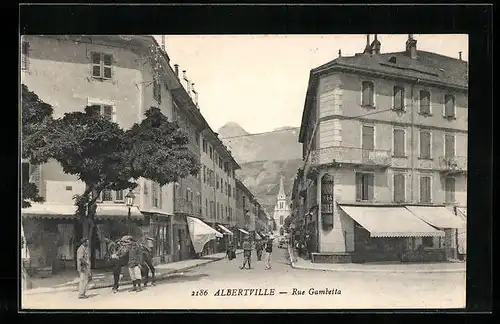 AK Albertville, Rue Gambetta