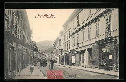 AK Albertville, Rue de la République