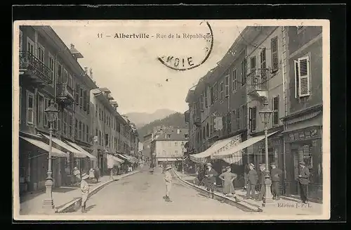 AK Albertville, Rue de la République