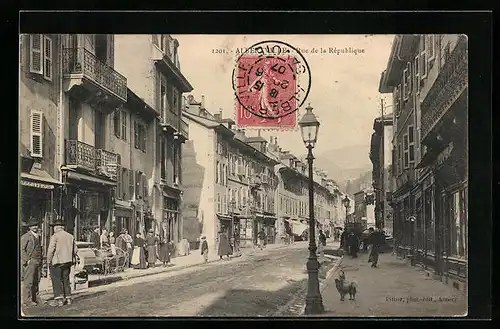 AK Albertville, Rue de la République