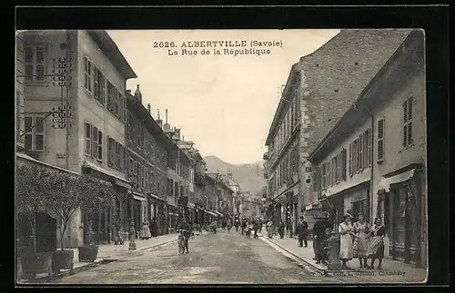 AK Albertville, Rue de la République