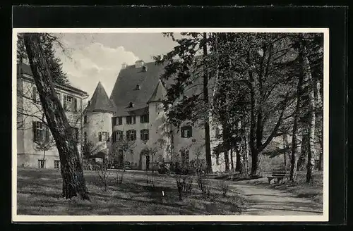 AK Elbtal, Schullandheim der Oberrealschule, Schloss Waldmannshausen