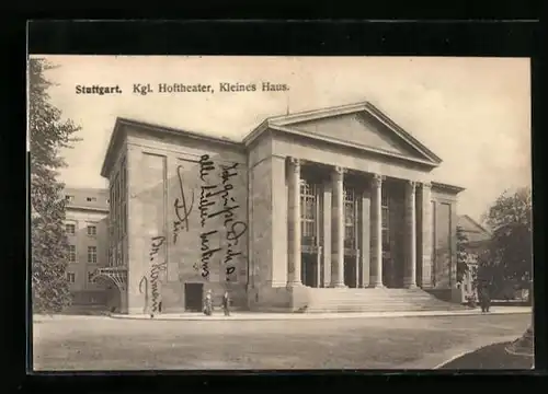 AK Stuttgart, Kgl. Hoftheater, Kleines Haus