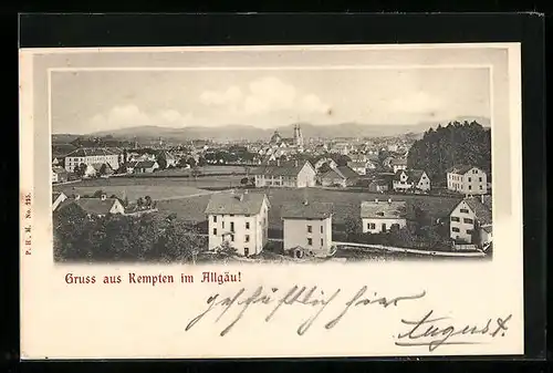 AK Kempten / Allgäu, Gesamtansicht
