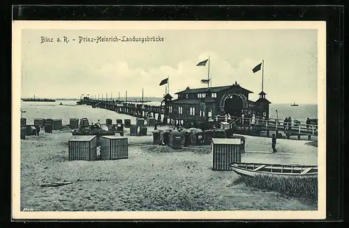 AK Binz a. R., Prinz-Heinrich-Landungsbrücke