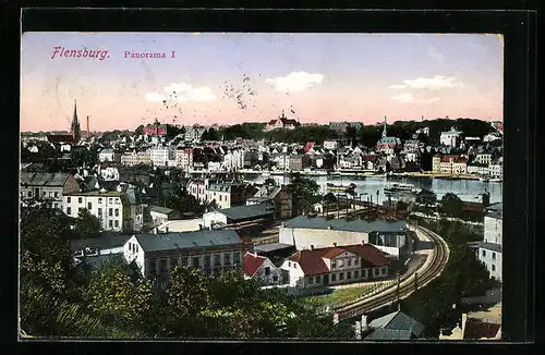 AK Flensburg, Totalansicht