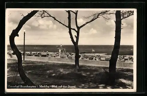 AK Brunshaupten i. M., Blick auf den Strand