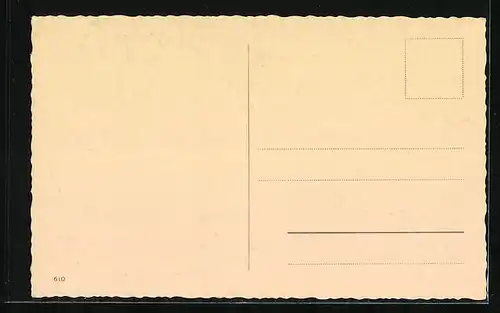 AK Zwei Maikäfer in Überlebensgrösse, Pfingstgruss