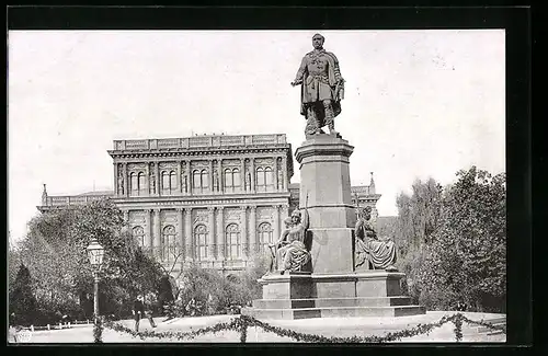 AK Budapest, Denkmal des Grafen Stephan Szechenyi