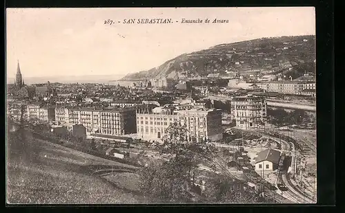 AK San Sebastian, Ensache de Amara, Panorama