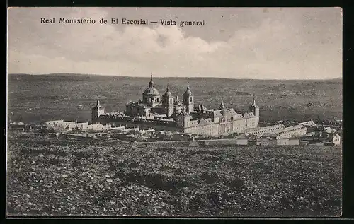 AK El Escorial, Real Monasterio, Vista general
