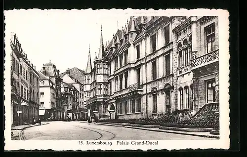 AK Luxembourg, Palais Grand-Ducal, facade