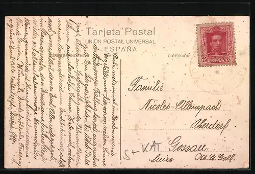 AK Barcelona, Monumento a Roca y Pi.