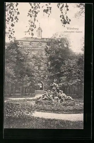 AK Würzburg, Juliusspital-Garten