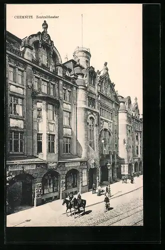 AK Chemnitz, vor dem Zentraltheater