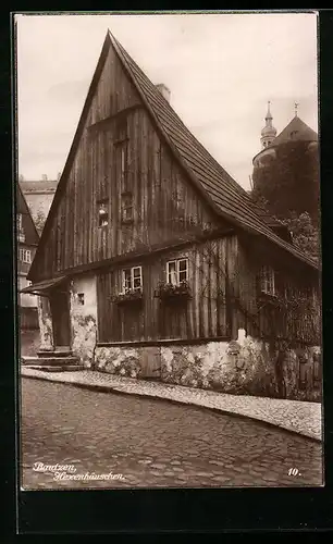 AK Bautzen, am Hexenhäuschen