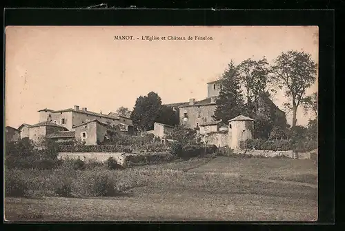 AK Manot, l'Eglise et Chateau de Fénelon