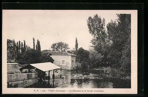 AK Vars, la Charente et le lavoir municipal