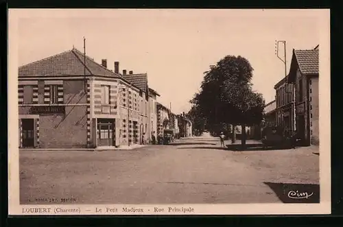 AK Loubert, Le Petit Madjeux, Rue Principale