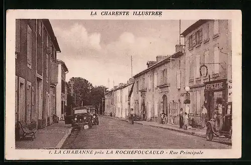 AK La Chabanne, Rue Principale