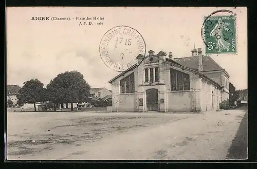 AK Aigre, Place des Halles