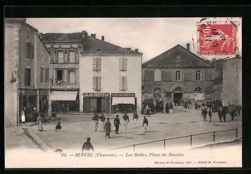 AK Ruffec, Les Halles, Place du Marche